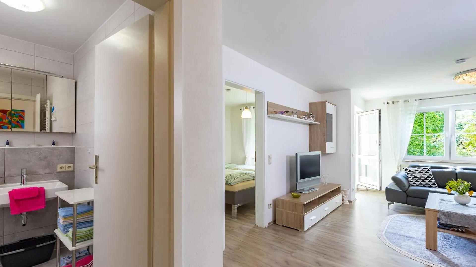 公寓 Ferienwohnung Manns Bettnau 德国